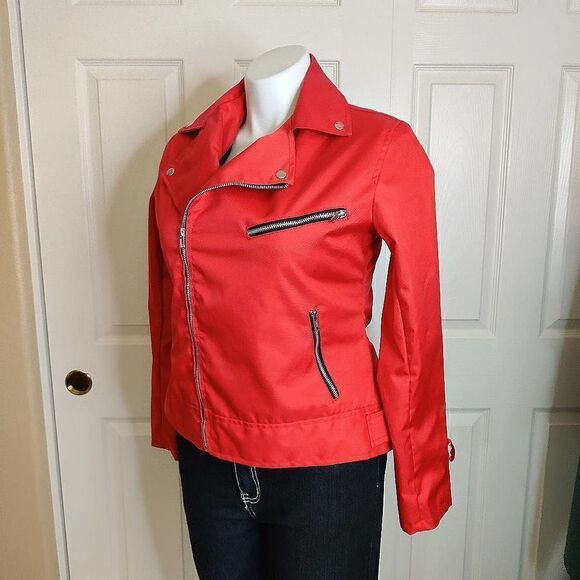 The Jasperz Southside Serpents Red Moto Jacket sz L - Picture 3 of 10